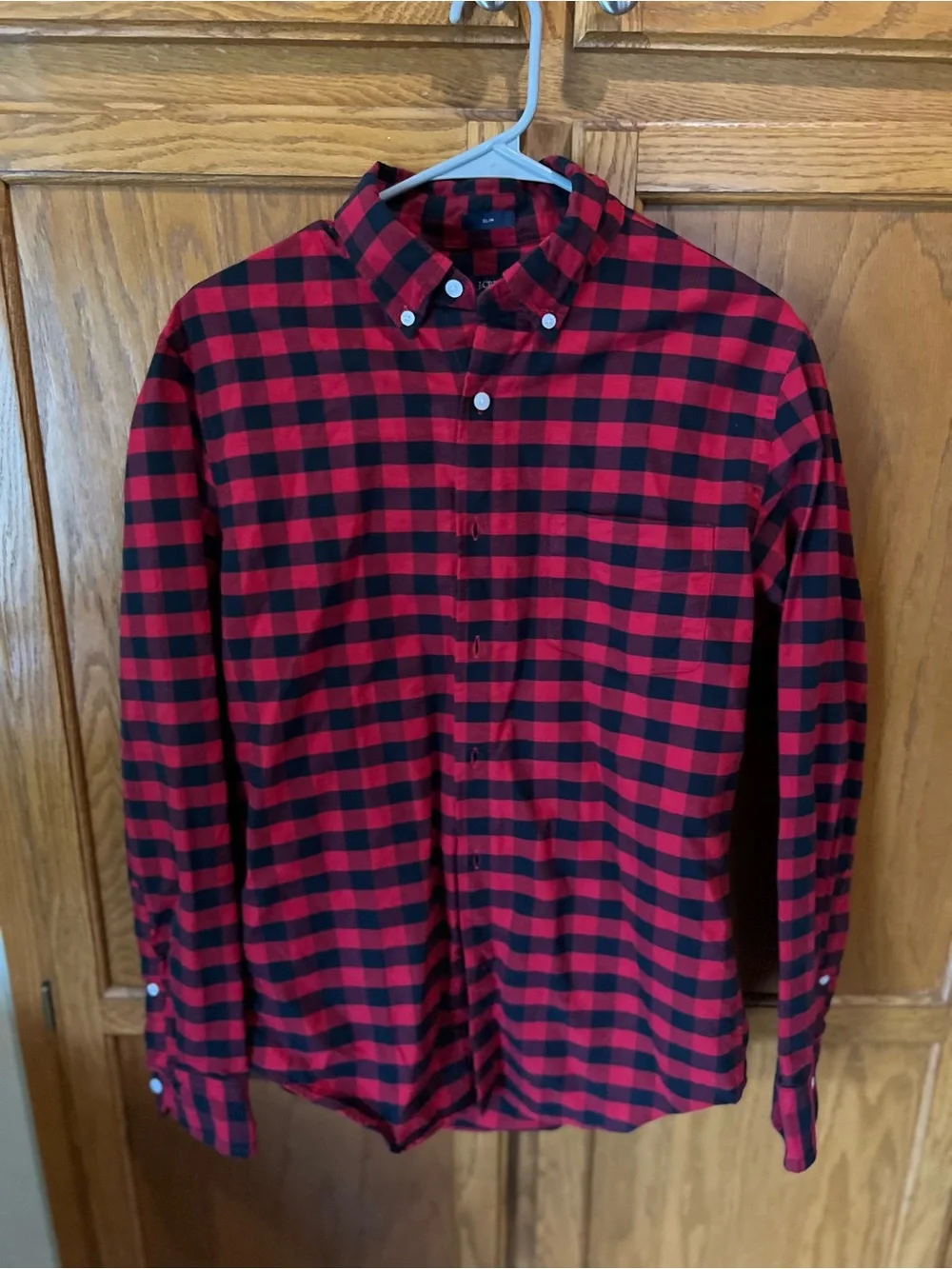 J Crew Buffalo Check Print Button Down Sport Shirt